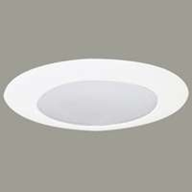 Halo 70PS Recessed Lighting Trim, 6 in Dia Recessed Can, Glass Lens, Polymer Body, White