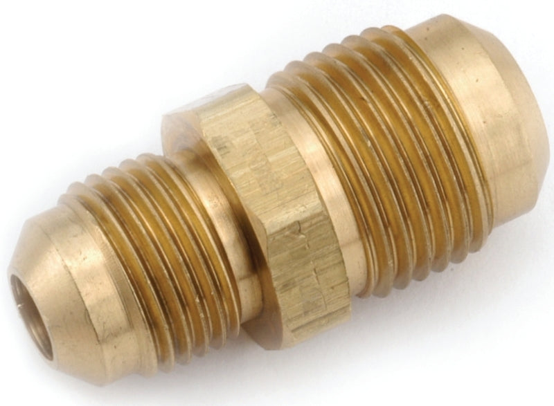 Anderson Metals 754056-0604 Tube Reducing Union, 3/8 x 1/4 in, Flared, Brass, Red