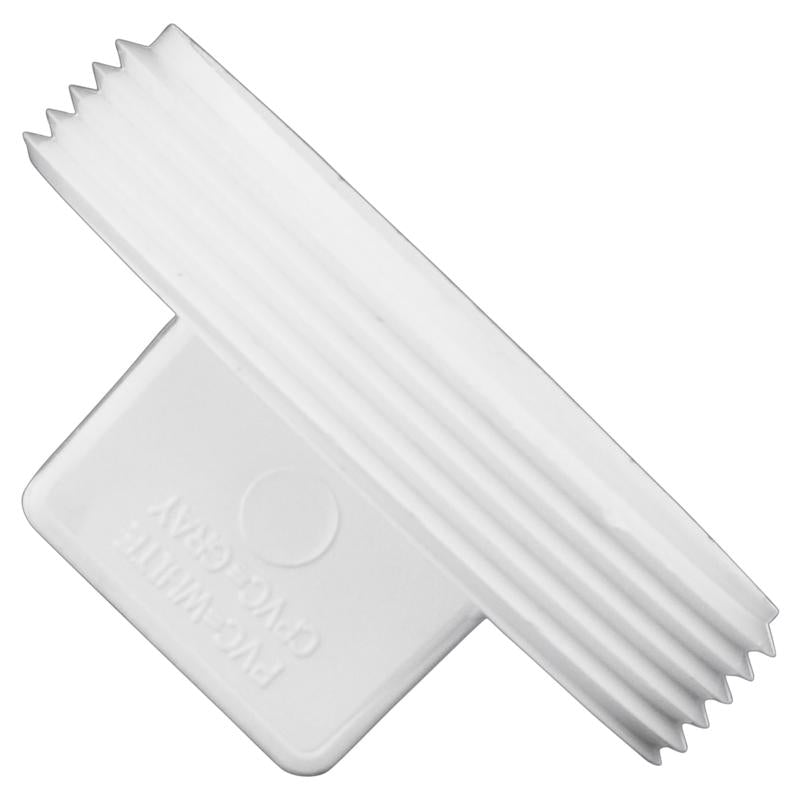 Charlotte Pipe Schedule 40 4 in. MPT X 4 in. D MPT PVC Clean-Out Plug 1 pk