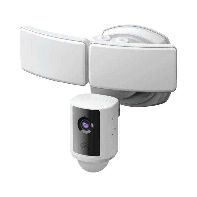 Feit Electric SEC5000/CAM/WIFI Smart Security Flood Light with Camera, 120 V, 2-Lamp, LED Lamp, Daylight, 5000 Lumens