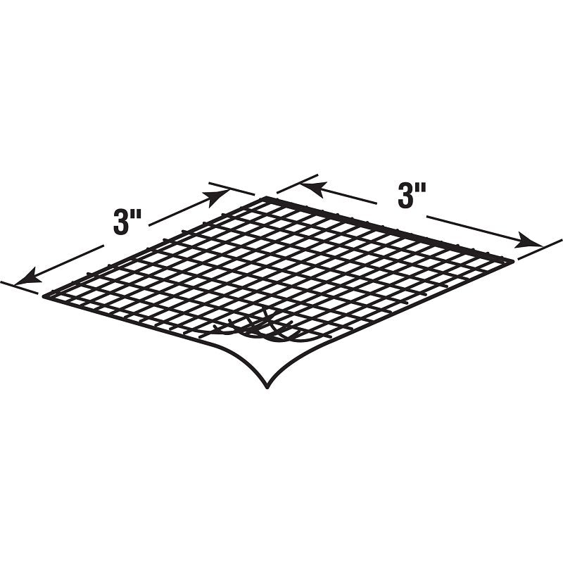 Make-2-Fit P 8095 Screen Repair Kit, 3 in L, 3 in W, Fiberglass, Gray