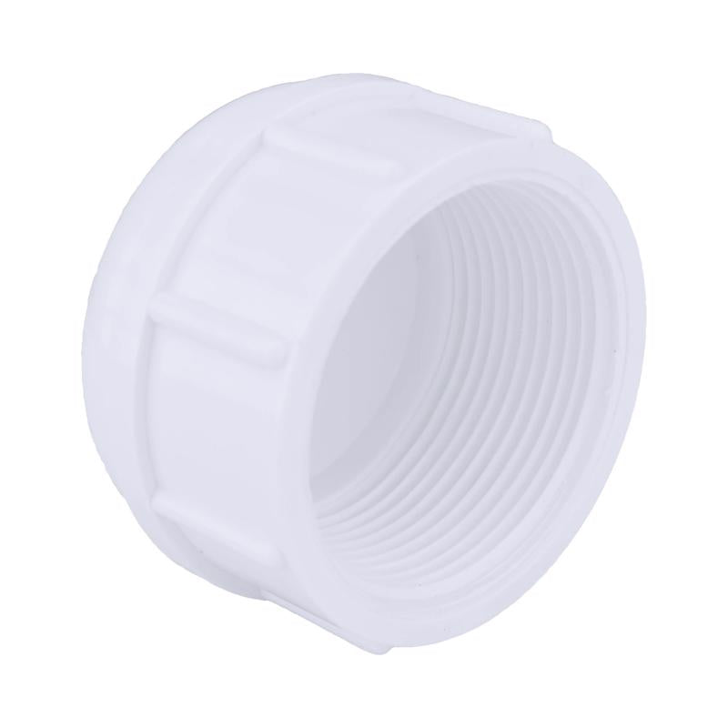 Charlotte Pipe Schedule 40 1/2 in. FPT X 1/2 in. D FPT PVC Cap 1 pk, Pack of 25