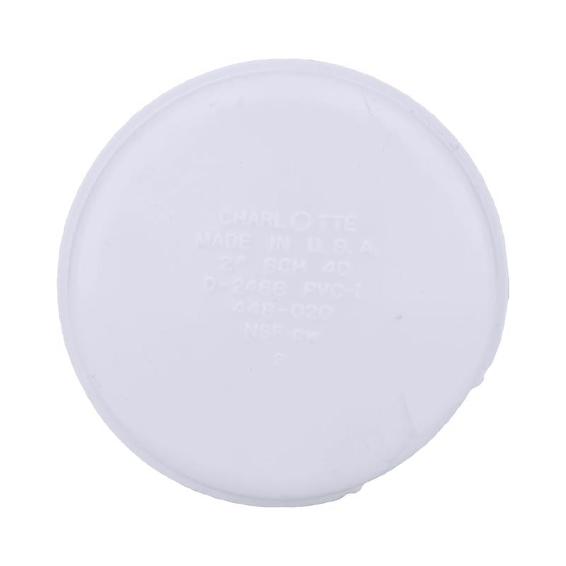Charlotte Pipe Schedule 40 2 in. FPT X 2 in. D FPT PVC Cap 1 pk, Pack of 10