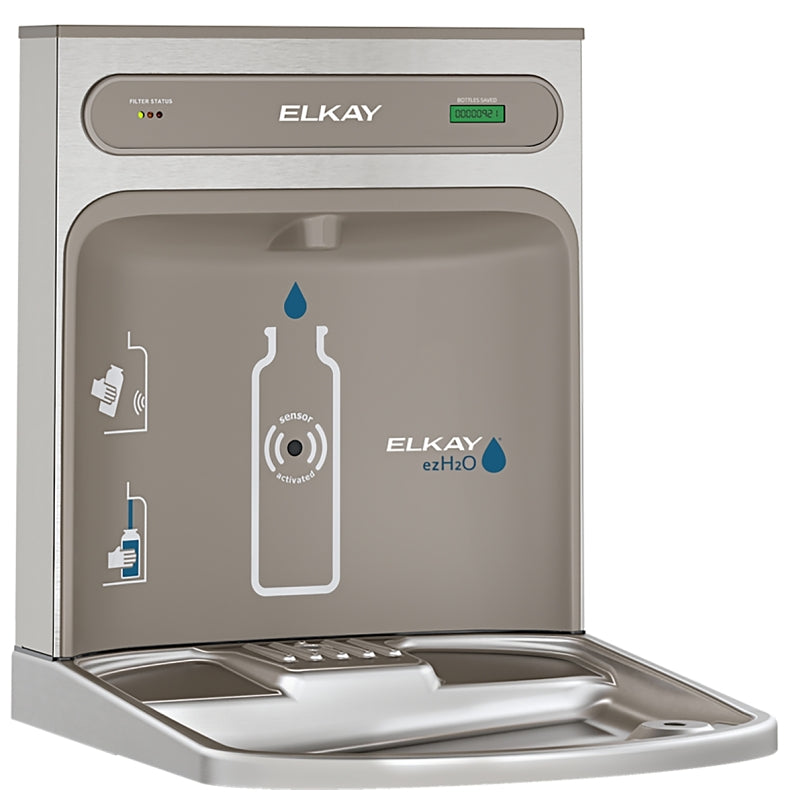 Elkay LZWSRK Bottle Filling Station Kit, ABS/Stainless Steel, Gray, ADA Compliant