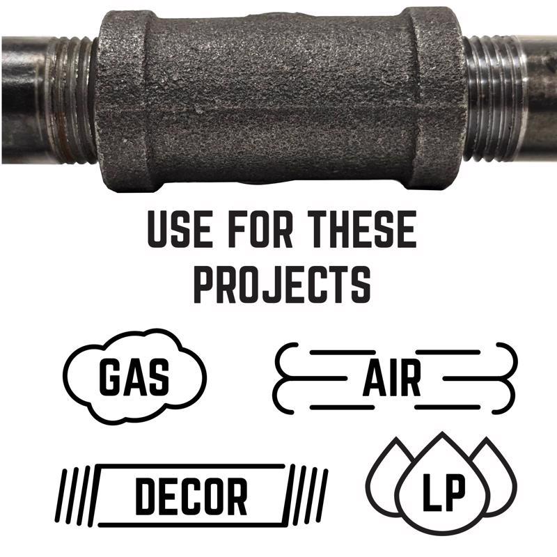 STZ Industries 3/8 in. FIP each X 1/4 in. D FIP Black Malleable Iron Reducing Coupling