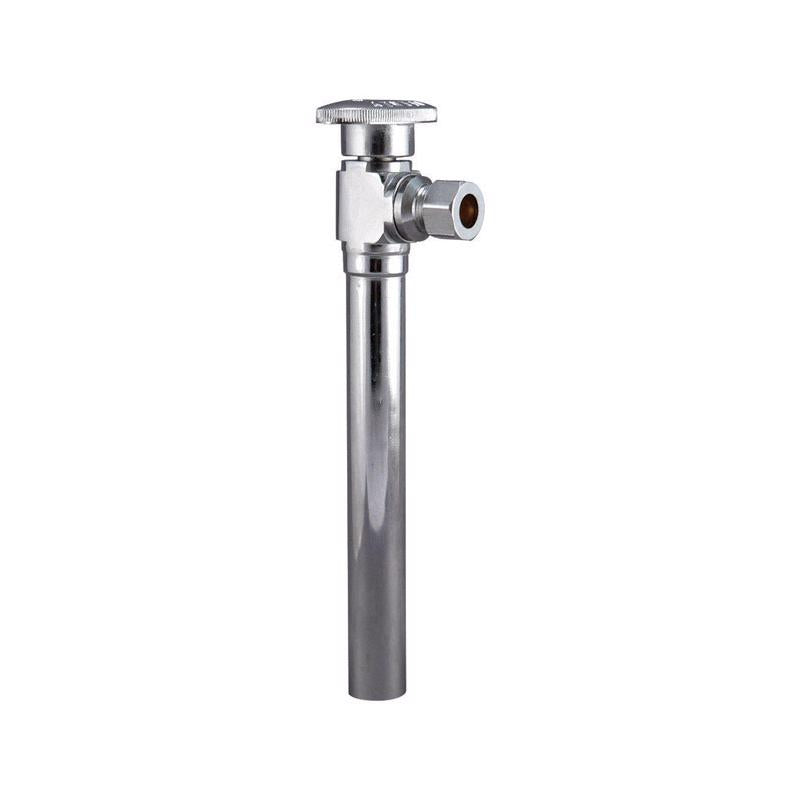 Keeney 1/2 in. Sweat X 3/8 in. Compression Brass Shut-Off Valve