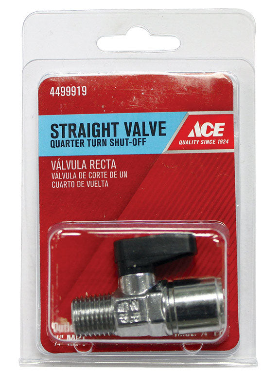 Ace 1/4 in. Brass Threaded Ball Valve Lever