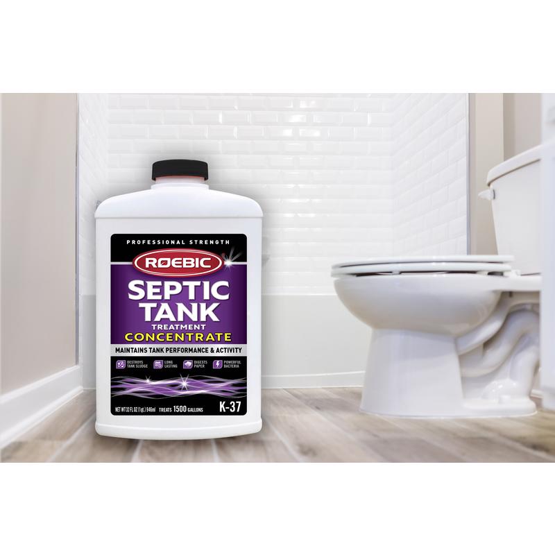 Roebic Concentrate Septic System Treatment 32 oz, Pack of 4