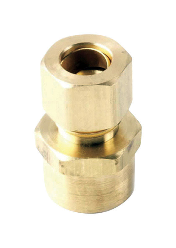 JMF Company 3/8 in. Compression X 1/2 in. D Sweat Brass Adapter, Pack of 2