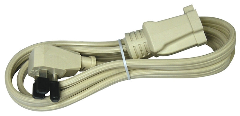 PowerZone OR681506 Extension Cord, 6 ft L, 15 A, 125 V, Beige