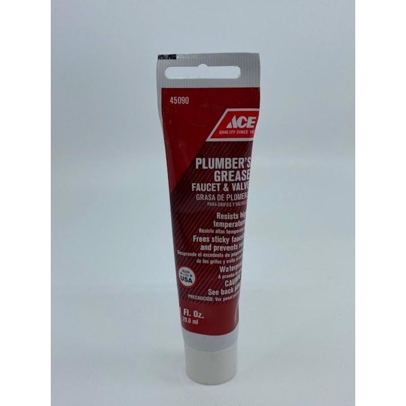Ace Waterproof Plumber's Grease 1 oz Tube, Pack of 12