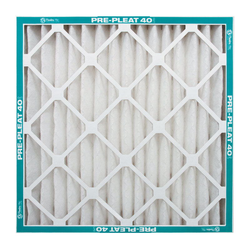 Flanders Pre-Pleat 30 in. W X 20 in. H X 1 in. D Synthetic 8 MERV Pleated Air Filter 1 pk, Pack of 12