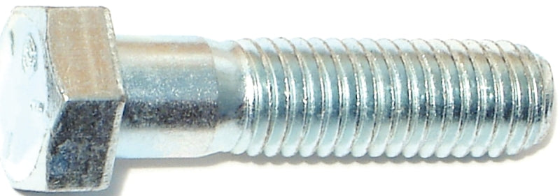 Midwest Fastener 00338 Hex Cap Screw, 1/2-13 Thread, 2 in OAL, 5 Grade, Steel, Zinc-Plated, SAE Measuring, Coarse Thread