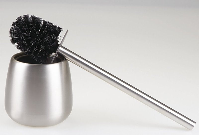 Interdesign 98810 Toilet Bowl Brush, Stainless Steel Holder, Pack of 2
