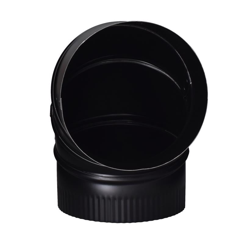 Imperial 6 in. D X 6 in. L Steel Stove Pipe Elbow, Pack of 4