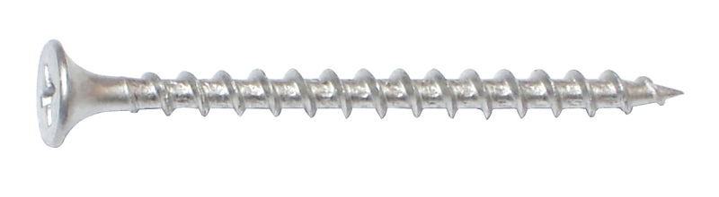 Midwest Fastener 07909 Deck Screw, #7-8 Thread, 2 in L, Coarse Thread, Bugle Head, Phillips Drive, Steel, Dacrotized