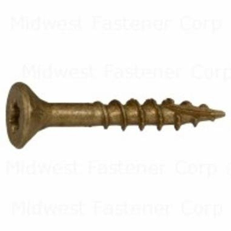 SaberDrive 50741 Deck Screw, #9 Thread, 1-1/2 in L, Serrated Thread, Bugle Head, Star Drive, Steel, 167/PK