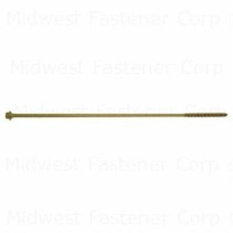 SaberDrive 52556 Screw, 5/16 in Thread, 14 in L, Hex Drive, 30 PK
