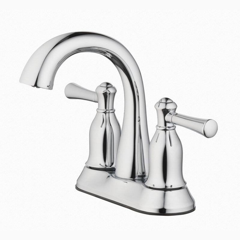 OakBrook Verona Chrome Modern Two-Handle Bathroom Sink Faucet 4 in.