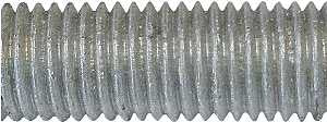 PFC TR-1008 Threaded Rod, 3/4-10 in Thread, 3 ft L, A Grade, Carbon Steel, Galvanized, NC Thread