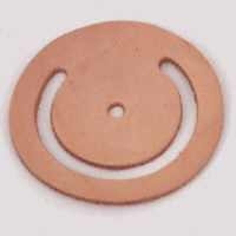 Simmons 8385L Pump Valve, 4 in Dia Dimensions, Leather