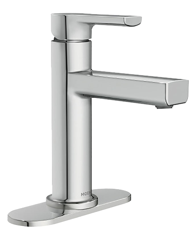 Moen Rinza Series 84627 Bathroom Faucet, 1.2 gpm, 1-Faucet Handle, 1-Faucet Hole, Metal, Chrome, 4 in Faucet Centers