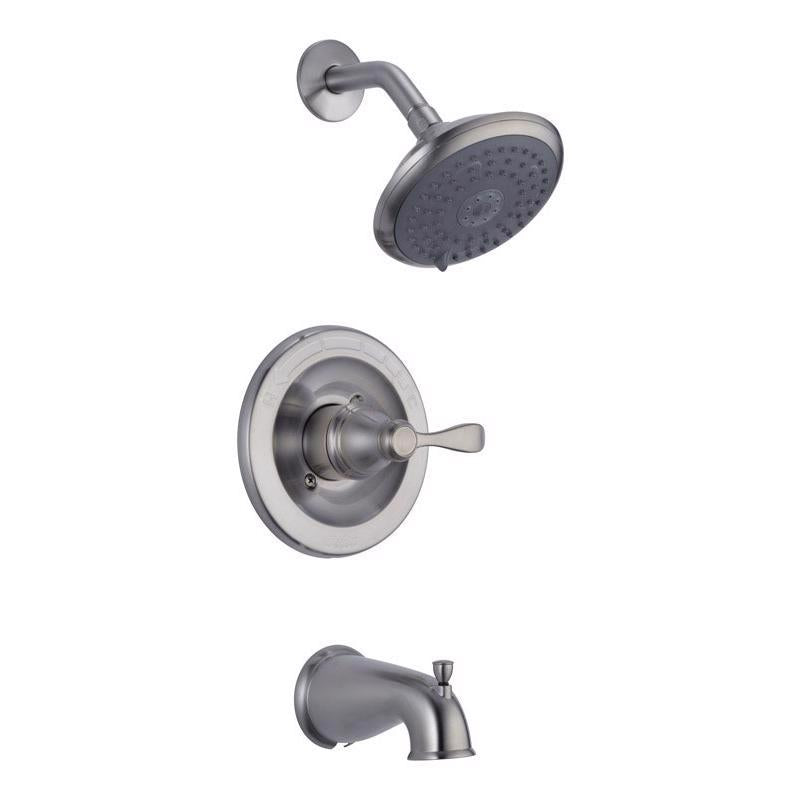 Delta Monitor 1-Handle Brushed Nickel Tub and Shower Faucet