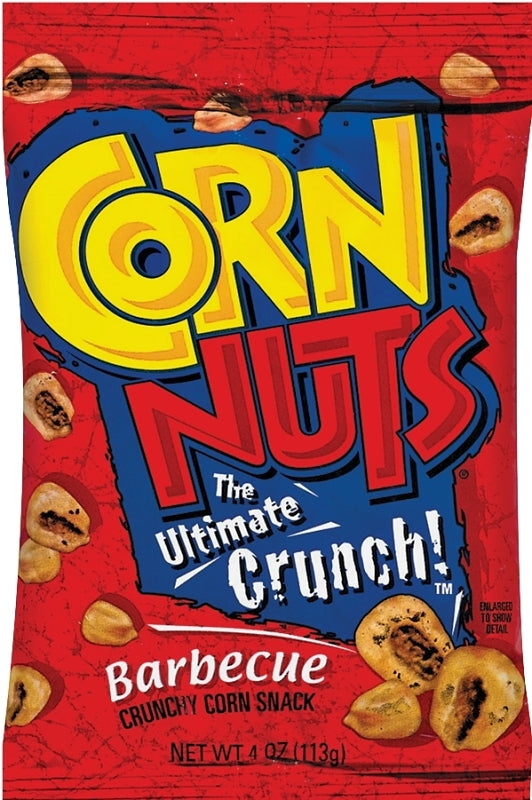 Corn Nuts 422805 Corn Nut, Solid, Barbecue, 4 oz Bag, Pack of 12