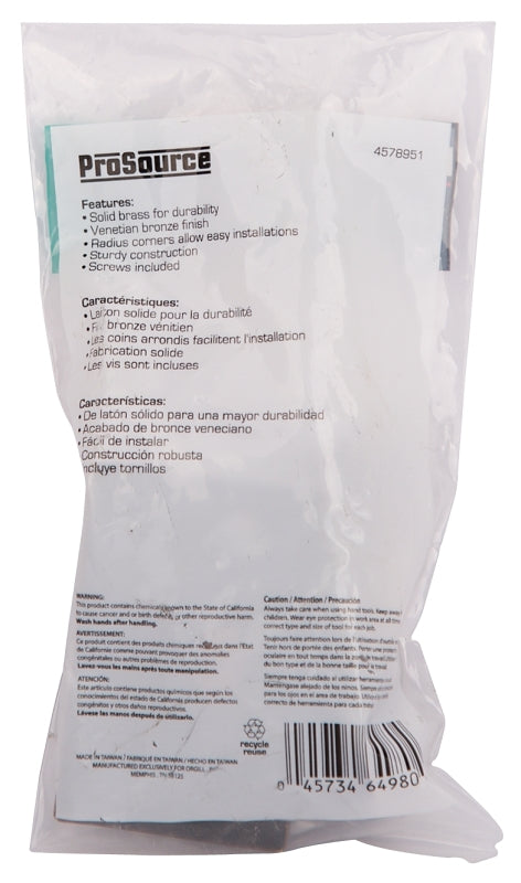 ProSource CB-04VB-PS Ball Catch, Brass, Venetian Bronze, Venetian Bronze