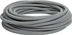 Carlon 15005-100 Flexible Conduit, 1/2 in, 100 ft L, PVC, Gray