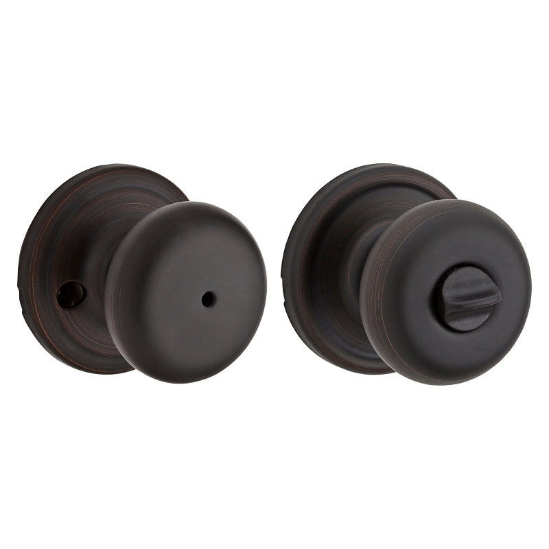 Kwikset Signature Series 730H11PRCALBX Privacy Door Knob, Venetian Bronze, Reversible Hand