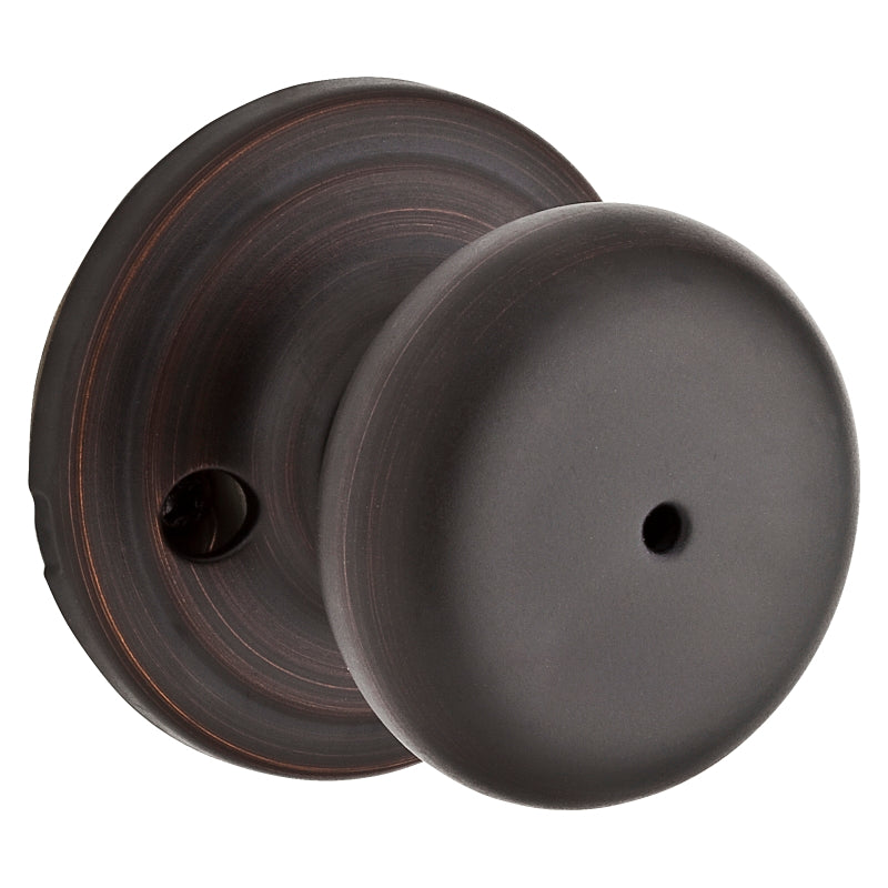 Kwikset Signature Series 730H11PRCALBX Privacy Door Knob, Venetian Bronze, Reversible Hand