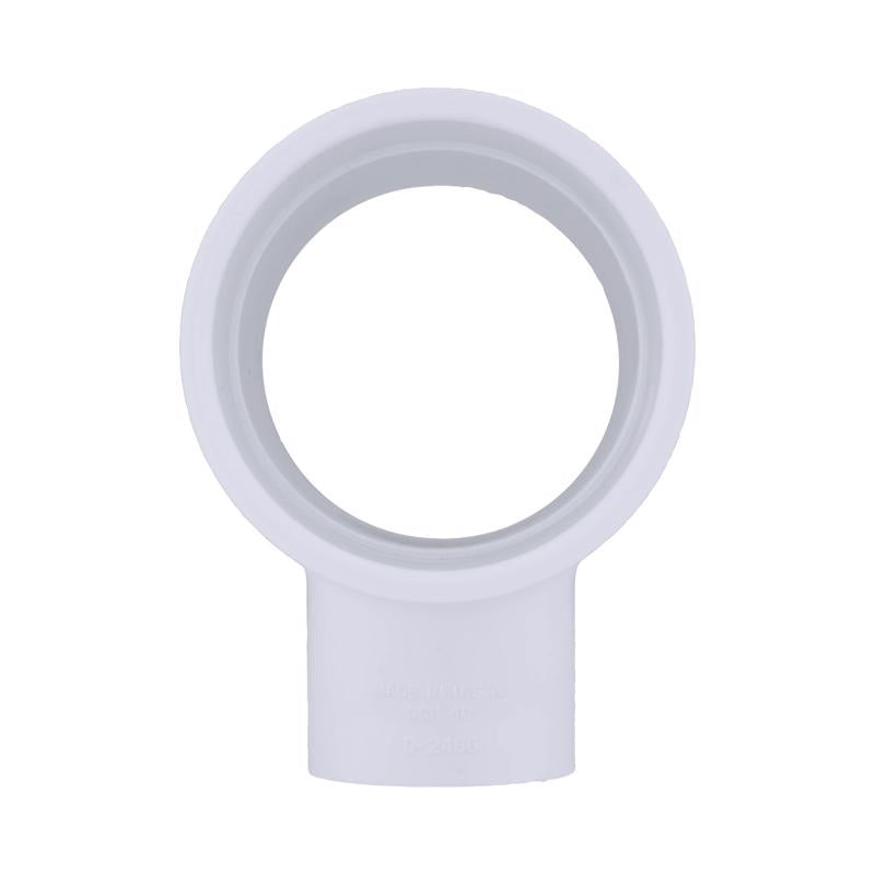 Charlotte Pipe Schedule 40 1-1/2 in. Slip X 1-1/2 in. D Slip PVC Reducing Tee 1 pk