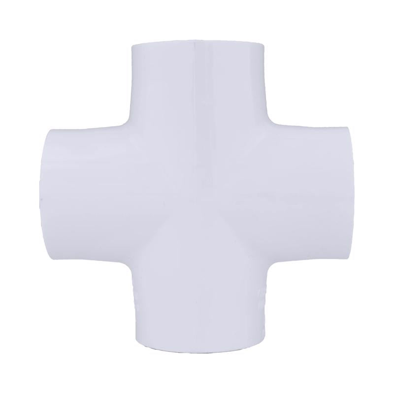 Charlotte Pipe Schedule 40 3/4 in. Slip X 3/4 in. D Slip PVC Cross 1 pk