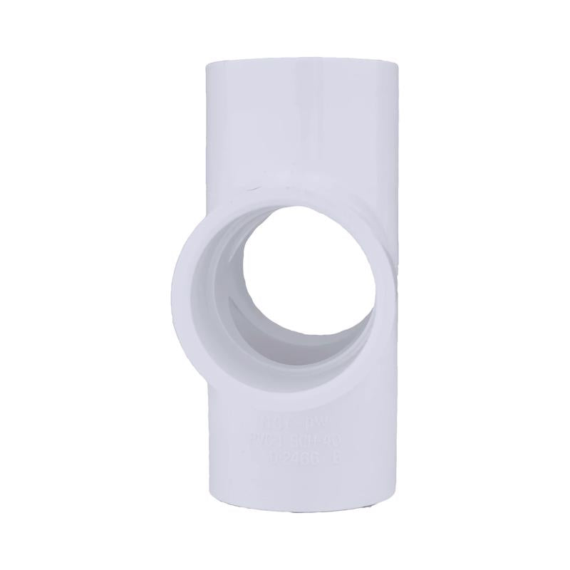 Charlotte Pipe Schedule 40 1-1/4 in. Slip X 1-1/4 in. D Slip PVC Cross 1 pk
