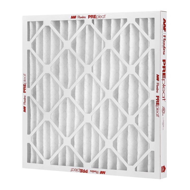AAF Flanders PREpleat LPD SC M10 20 in. W X 20 in. H X 1 in. Synthetic 10 MERV Pleated Air Filter 1, Pack of 12