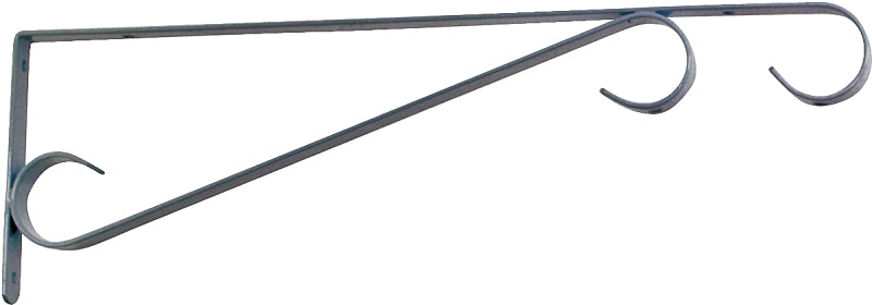 Landscapers Select GB0293L Hang Plant Bracket, 15-1/2 in L, Steel, White, White, Wall
