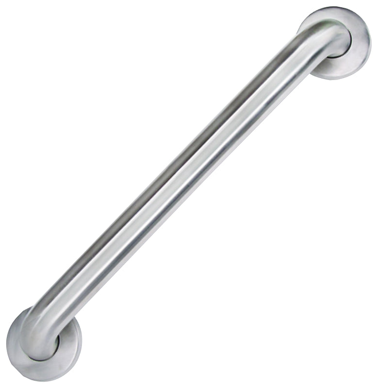 Boston Harbor SG01-01&0116 Grab Bar, 16 in L Bar, Stainless Steel, Wall Mounting, ADA Compliant