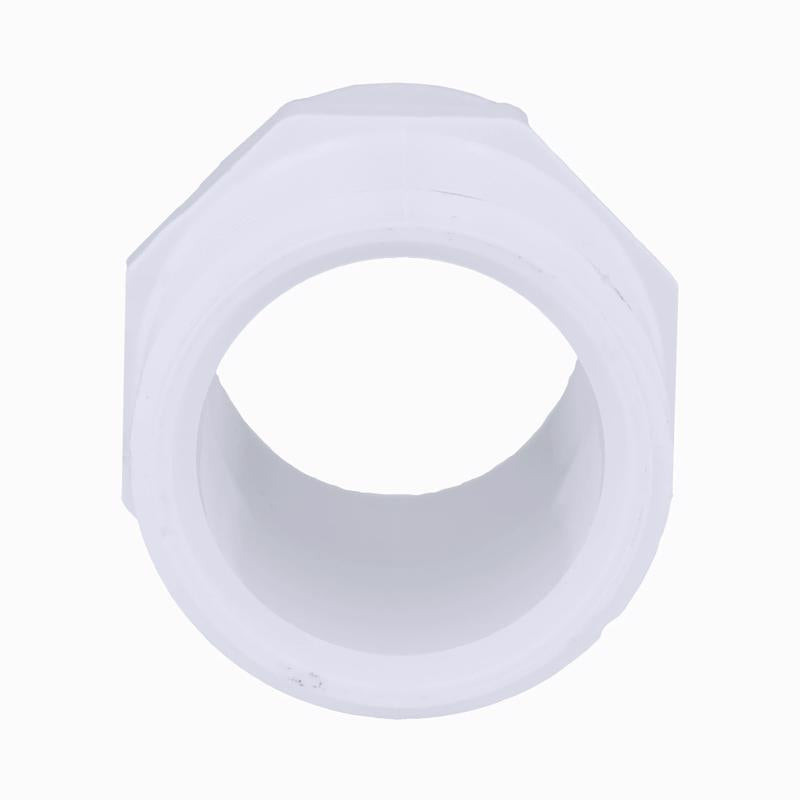 Charlotte Pipe Schedule 40 2 in. MPT X 1-1/2 in. D Slip PVC Pipe Adapter 1 pk