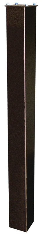 Mail Boss 7123 Spreader Plate, 46 in L, 4 in W, 4 in H, Steel, Bronze