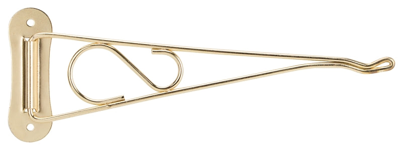 Landscapers Select GB0193L Planter Bracket, 10-3/8 in L, Steel, Brass, Brass, Wall