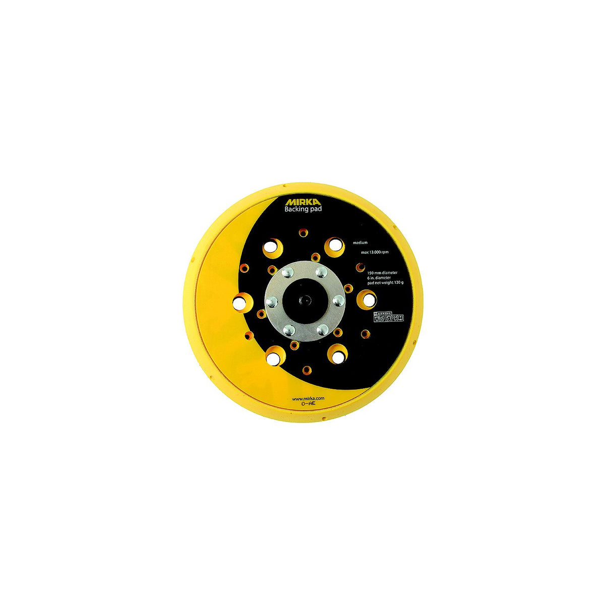 6″ Grip Faced Abranet VAC Pad