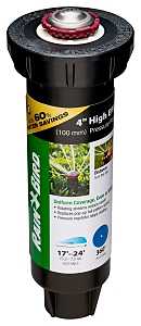 Rain Bird 22SAFPROPR Mini Pop-Up Rotor Sprinkler, Full-Circle, 3.5 gpm, 1/2 in Connection, FNPT, 4 in H Pop-Up, Plastic