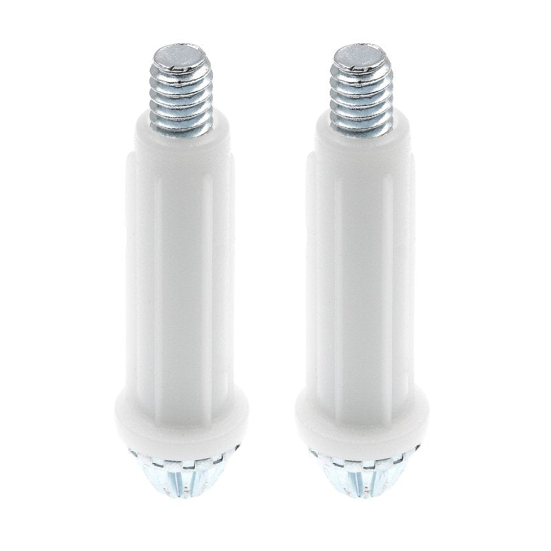 Prime-Line N 6673 Door Pivot, 3/8 in Dia Base, 1-3/8 in H Base, Nylon/Steel, 2/PK
