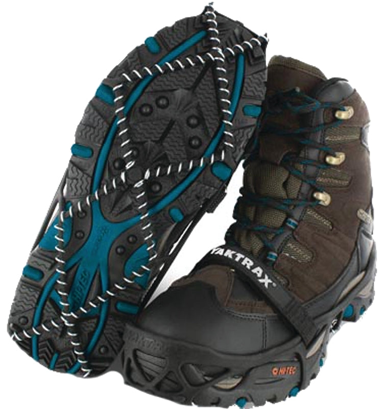 Yaktrax Pro Series 8005 XL Shoe Traction Device, XL, Fits Shoe Size: 14 in Men's, 15-1/2 in Women's, Unisex, Spikeless