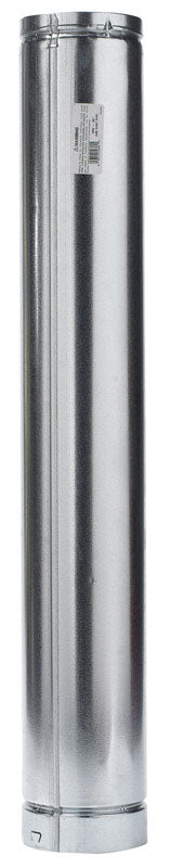 Selkirk 5 in. D X 36 in. L Aluminum Round Gas Vent Pipe, Pack of 2