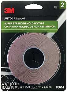 Bondo 03614 Molding Tape, 15 ft L x 1/2 in W