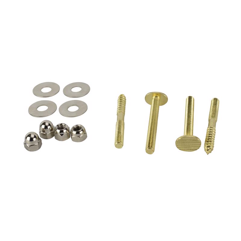 Ace Toilet Bolt Set Brass