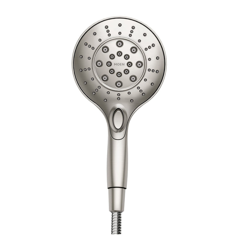 Moen Engage Brushed 6 settings Handheld Showerhead 1.75 gpm