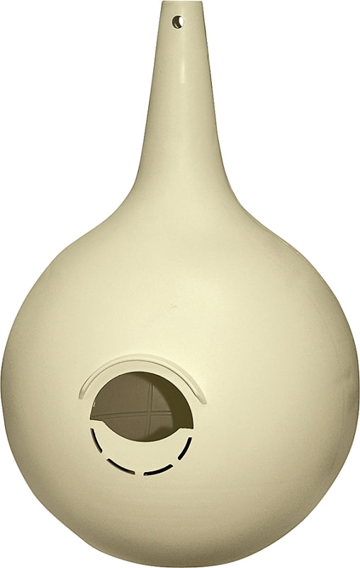 Heath 30006/30006R Gourd House, 17-1/4 in W, 14-1/4 in D, 9-1/2 in H, Plastic, Almond